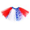 4th of July Girls Tutu Skirt Red Blue and White USA Patriotic Costume Independence Day American US Flag Tutu,Ballet Tulle Tutu Skirt Layered Rainbow Tutu Skirts view 1