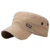 Classic Washed Denim Cotton Low Profile Baseball Cap Wide Rim Outdoor Trucker Cap Unisex Foldable Quick Dry Adjustable Khaki One Size view 1