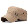 Classic Washed Denim Cotton Low Profile Baseball Cap Wide Rim Outdoor Trucker Cap Unisex Foldable Quick Dry Adjustable Khaki One Size view 2