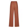 WABEOR Wide Leg Linen Pants for Women Plus Size Elastic Waist Casual Summer Pants Loose Fit Beach Pants Comfy Cotton Trousers view 4