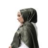 Hybeeh Sparkly Glitter Hijab Scarf for Women Shimmer Hijab Metallic Lightweight Wrap Pashmina Shawl for Women (Green) view 2