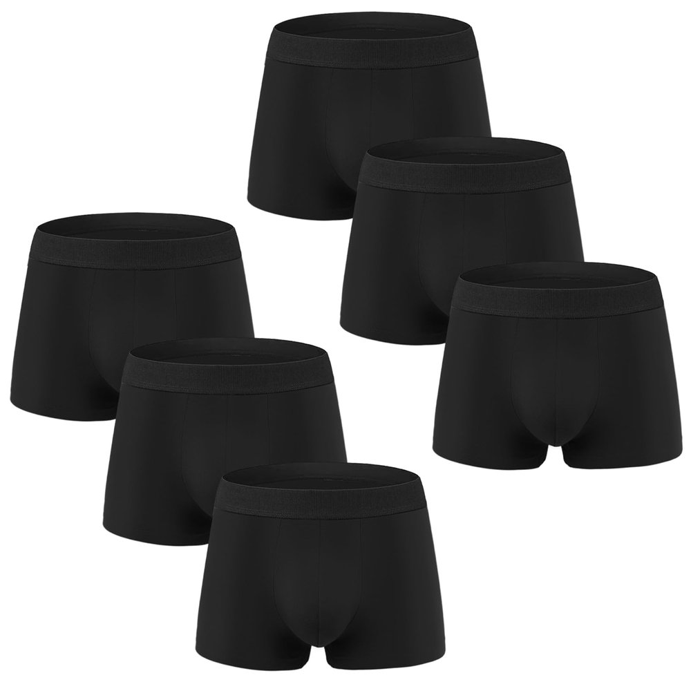 Natural Feelings Men's Underwear for Men's Boxer Briefs Trunks Cotton Underwear Men 6-Pack XL