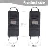 2 PCS Automotive Gun Rack & Sling Bag - Car Seat Organizer with Storage Pockets & Tactical Design - Truck Gun Holder (BK) view 3