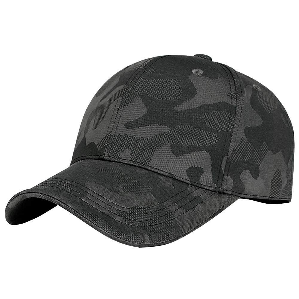 Camouflage Low Profile Black Cotton Baseball Snapback Rucker Dad Quick Dry Adjustable Hip-Hop Baseball Caps Green One Size