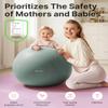 YOTTOY Anti-Burst Exercise Ball for Working Out, Yoga Ball for Pregnancy,Extra Thick Workout Ball for Physical Therapy,Fitness with Pump (Green) view 4