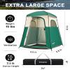 KingCamp Shower Tent, Portable Privacy Tent Outdoor Camping 1/2 Room Toilet Tents with Shower Bag & Dressing Room for Travel Beach Tailgate view 2