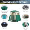 KingCamp Shower Tent, Portable Privacy Tent Outdoor Camping 1/2 Room Toilet Tents with Shower Bag & Dressing Room for Travel Beach Tailgate view 3
