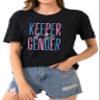 Keeper of The Gender Shirt Women Pregnancy Announcement T Shirt Gender Short Sleeve Tee Tops view 3