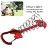 Yuecoom 5pcs Tent Stakes Pegs with Carabiner Clips, Large Deck Boards Camping Tent Fixing Stakes Adjustable Wind Rope Anchor for Gallery Road or Timber Deck(Red) view 4