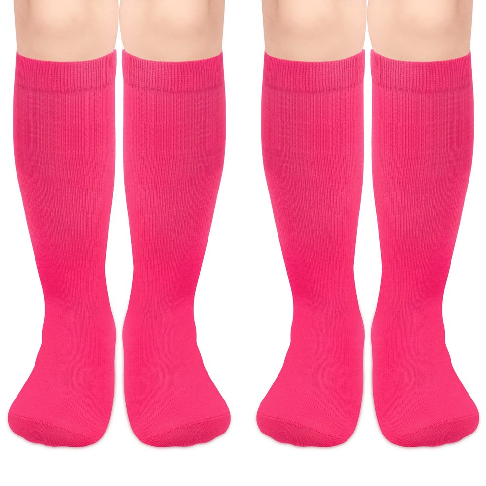 Girls Youth Softball and Soccer Socks - Kids Baseball Socks for Boys
