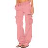 XUETON Men's Ripstop Tactical Work Pants Lightweight Stretchy Cargo Pants Relaxed Fit Military Combat Hiking Casual Slacks Trousers(Pink,Large) view 1