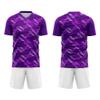 Customize Your Team Soccer Jersey Uniforms with Name and Number Soccer Jersey (F-Purple-White) view 2