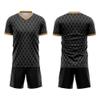 Customize Your Team Soccer Jersey Uniforms with Name and Number Soccer Jersey (D-Black) view 2