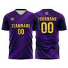 Customize Your Team Soccer Jersey Uniforms with Name and Number Soccer Jersey (E-Purple) view 1