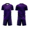 Customize Your Team Soccer Jersey Uniforms with Name and Number Soccer Jersey (E-Purple) view 2