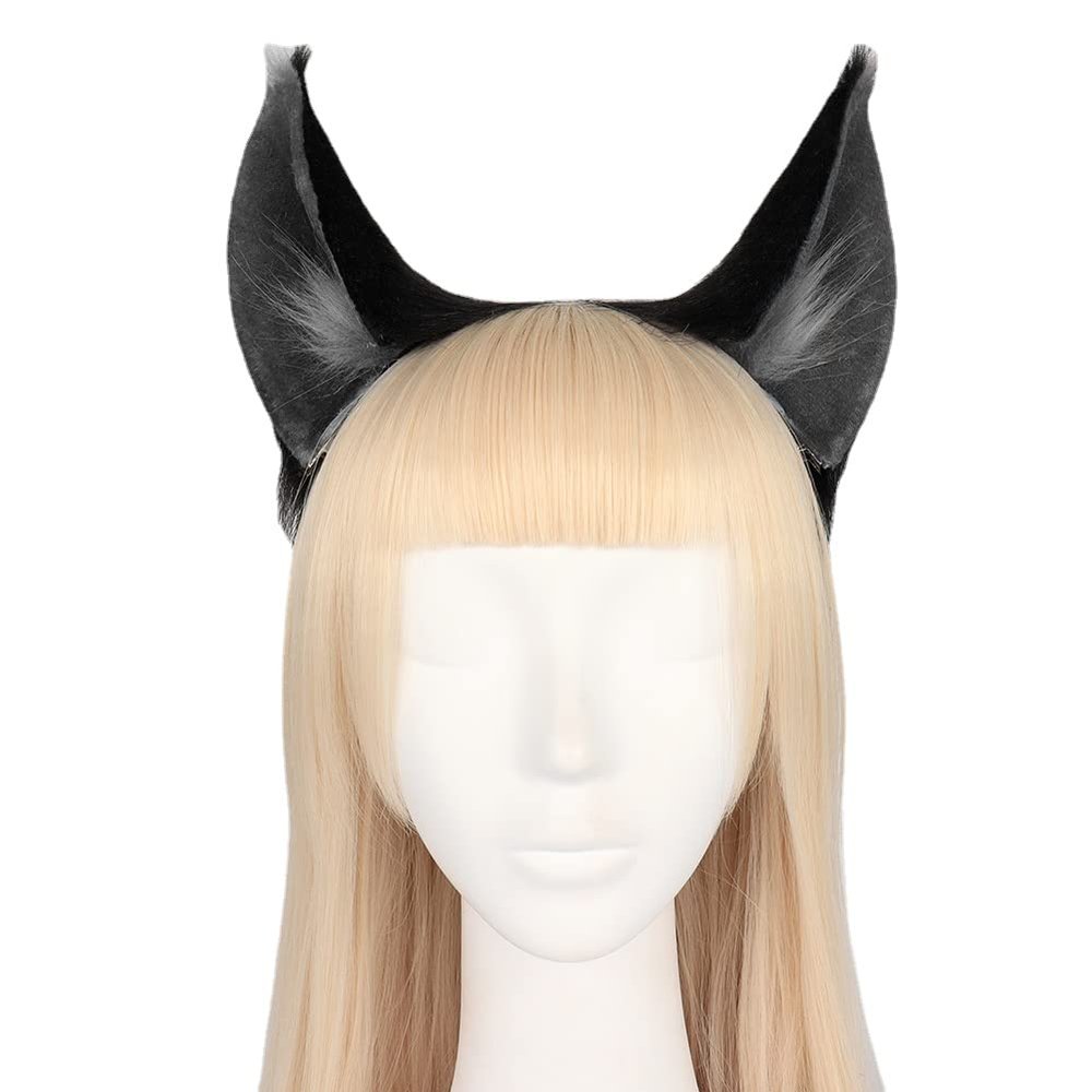 Anime Party Wolf Fox Ears Cosplay Props Halloween Simulation Plush Animal Ears Hair Hoop Lolita Costume Accessories