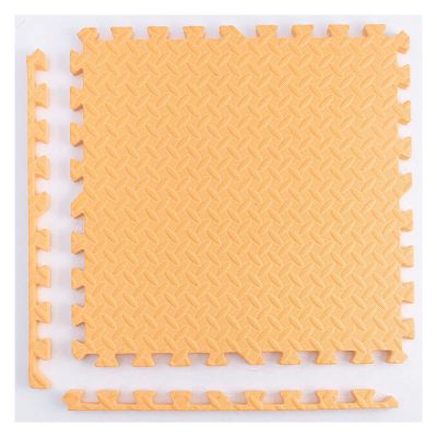 FYYSJW 20Pcs Foam Floor Mats, 24 X 24 Inch Puzzle Foam Play Mat, 1 Inch Thick Square Floor Mat, Interlocking Floor Mats, Exercise Mat for Home Gym(Color:Orange)