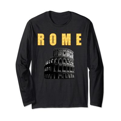 Cool Rome Colosseum Long Sleeve T-Shirt
