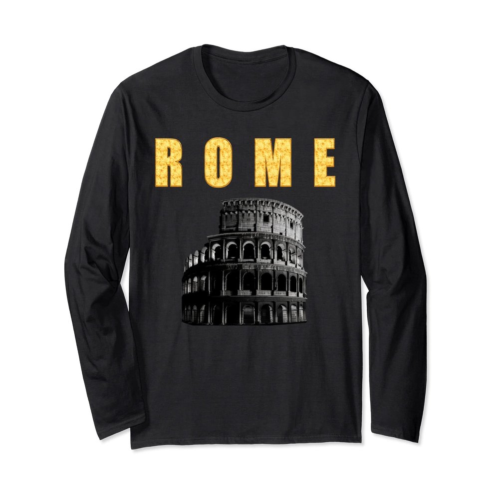 Cool Rome Colosseum Long Sleeve T-Shirt