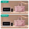 BAGSMART Tote Bag for Women, Tote Bag with Zipper Work Tote with Compartments Nurse Shoulder Hanbag for Travel, Gym view 4