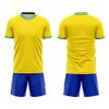 Customize Your Team Soccer Jersey Uniforms with Name and Number Soccer Jersey (C-Yellow-Royal) view 2