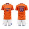 Customize Your Team Soccer Jersey Uniforms with Name and Number Soccer Jersey (B-Orange-White) view 3