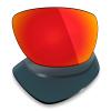 Mryok 4 Pair Polarized Replacement Lenses for Smith Mastermind Sunglass - Stealth Black/Fire Red/Ice Blue/Silver Titanium view 4