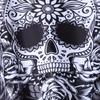 Rosegal Womens Plus Size Modest Skull Rose Print Rings Crisscross Boyshorts Tankini Swimsuit Set(Black_3/M) view 4