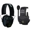 Walker's Game Ear GWP-RSEM-MCCG Gear Hearing Muff Multi Cam Black & Razor Walkie Talkie Handsfree Communication up to 3 Miles, Black view 1