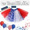 4th of July Tutu Tulle Skirt for Girls Women, Red White Blue Tutu Skirt Kids Adult Independence Day Patriotic Costume Unisex (US, Alpha, Medium, American -B) view 4