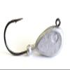 50 No Paint "Bean" Blackfish Jig Head Fluke Striper Lure Ultra Point Hook 4 oz view 1