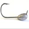 25 Unpainted "Tube Jig" Jig Head Bass Walleye Crappie Lure 60 Degree Hook 3/16 oz