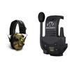 Walker's Game Ear GWP-RSEM-MCC Gear Hearing Protection Plugs,Green Multi Camo & Razor Walkie Talkie Handsfree Communication up to 3 Miles, Black view 1