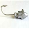 10 Unpainted "Big Eye Spire Point" Jig Head Cobia Striper Grouper Lure Mustad 4 oz view 1