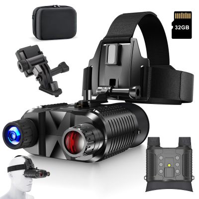 Night Vision Goggles2nd Generation Upgrade-Night Vision Binoculars,1312FT Digital Infrared Head Mounted Night Vision,Compatible with Military Tactical FastMICH Helmet