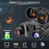 Night Vision Goggles2nd Generation Upgrade-Night Vision Binoculars,1312FT Digital Infrared Head Mounted Night Vision,Compatible with Military Tactical FastMICH Helmet view 3