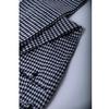 Black Tweed Plaid Trousers Men Casual Pants Wool Formal Suit Pants Men Grey 30W x 30L view 4