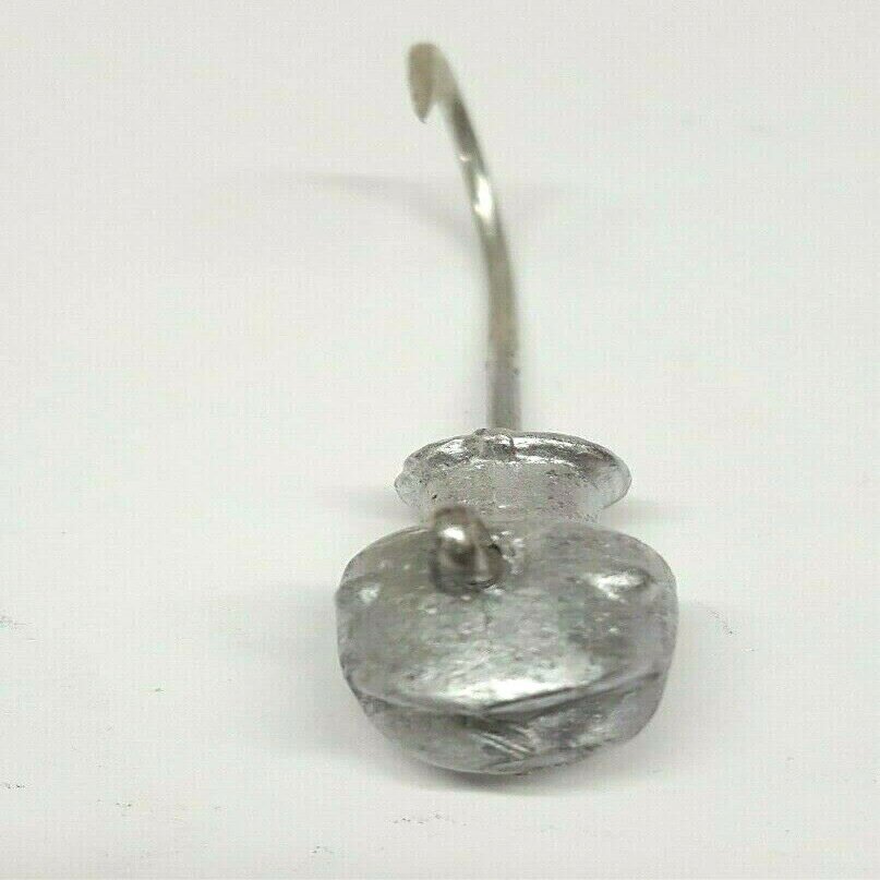 50 Raw "Hotlip" Striper Fluke Jig Head Striped Bass Lure Mustad Saltwater Hook 1.5 oz
