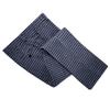 Black Tweed Plaid Trousers Men Casual Pants Wool Formal Suit Pants Men Grey 29W x 32L view 1