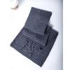 Black Tweed Plaid Trousers Men Casual Pants Wool Formal Suit Pants Men Grey 29W x 32L view 3