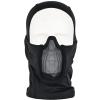 Balaclava Airsoft Mesh Mask,Ninja Style Airsoft Face Mask with Full Face Mouth Protection Airsoft Paintball Mask Waterproof Metal Mesh Mask (Black) view 2