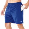 NORTHYARD Men's Athletic Running Shorts Quick Dry Workout Shorts Lightweight Sports Gym Basketball 7"/ 9"/ 5" Tennis Hiking Exercise RoyalBlue-7 inches 2XL view 3
