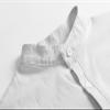 JEsilunmaMY Men's Pocket Cotton Linen Henley T-Shirt Casual Short Sleeve V Neck Beach Tee Shirt Loose Hippie Henley Shirts (US Size XXL Asia 3XL,White) view 3