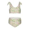 Aflyko Fruit Girls' Swimwear Avocado Pink Heart Cartoon 2-Piece Bikini Set Beachwear 3-10T view 1