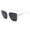 HCHES Sunglasses Man/Women Cat Eye Sun Glasses UV400 Driver Goggles,white,One size view 1