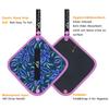 Alytree 2PCS Pee Cloth Silver Infused for Women Hiking, Pee Rag for Female Peeing Outdoor,Camping Reusable Toilet Paper,Hygienic Urination Solution for Travel(Blue Flowers). view 3