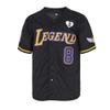 LEGEND 8 LEGACY24 Men's Legend 8 24 Movie Baseball Jersey Stitched (Black, Large) view 2
