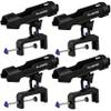 PLUSINNO Fishing Boat Rods Holder Large Clamp Opening 360 Degree Adjustable Fishing Rod Racks Folding Holder view 1