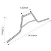 BMX Handlebars Titanium Bicycle Handle Bar 22.2mm Bar End 7.87'' Rise 29.92'' Width Lightweight Bike Parts Fit for BMX Bikes view 2