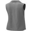 BGOWATU Women's Sleeveless Golf Polo Shirts Quarter Zip Tennis Workout Tank Tops with Collar UV Protection Dry Fit Dark Gray XL view 4